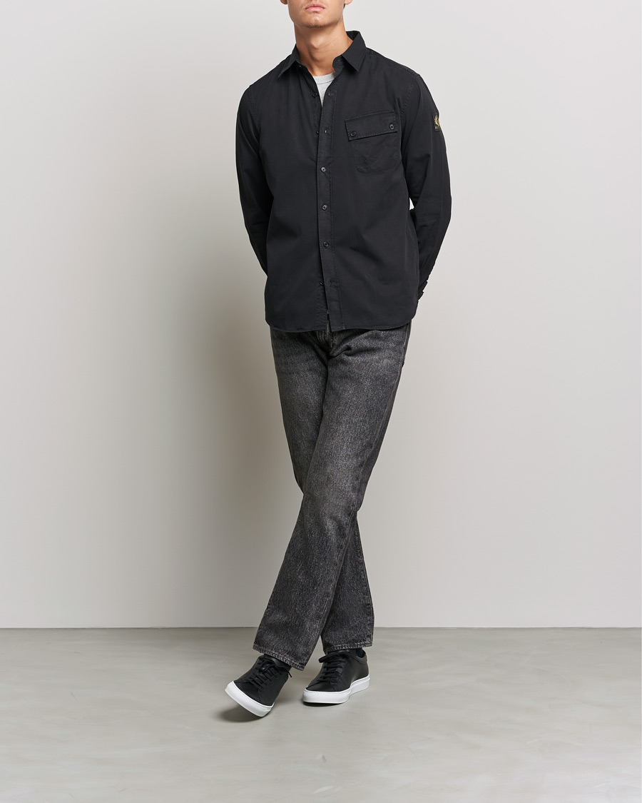 Mies | Kauluspaidat | Belstaff | Pitch Cotton Pocket Shirt Black