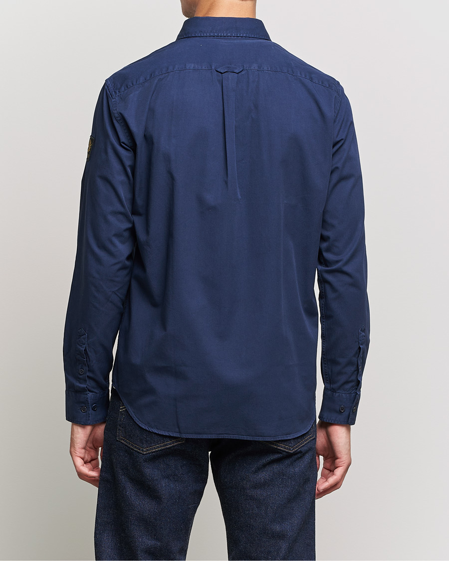 Mies | Kauluspaidat | Belstaff | Pitch Cotton Pocket Shirt Deep Navy