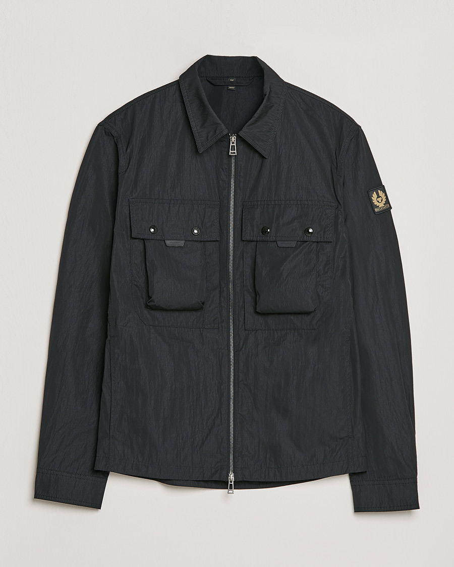 Mies | Kauluspaidat | Belstaff | Tactical Nylon Pocket Overshirt Black