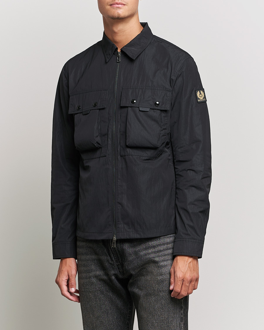 Mies | Kauluspaidat | Belstaff | Tactical Nylon Pocket Overshirt Black