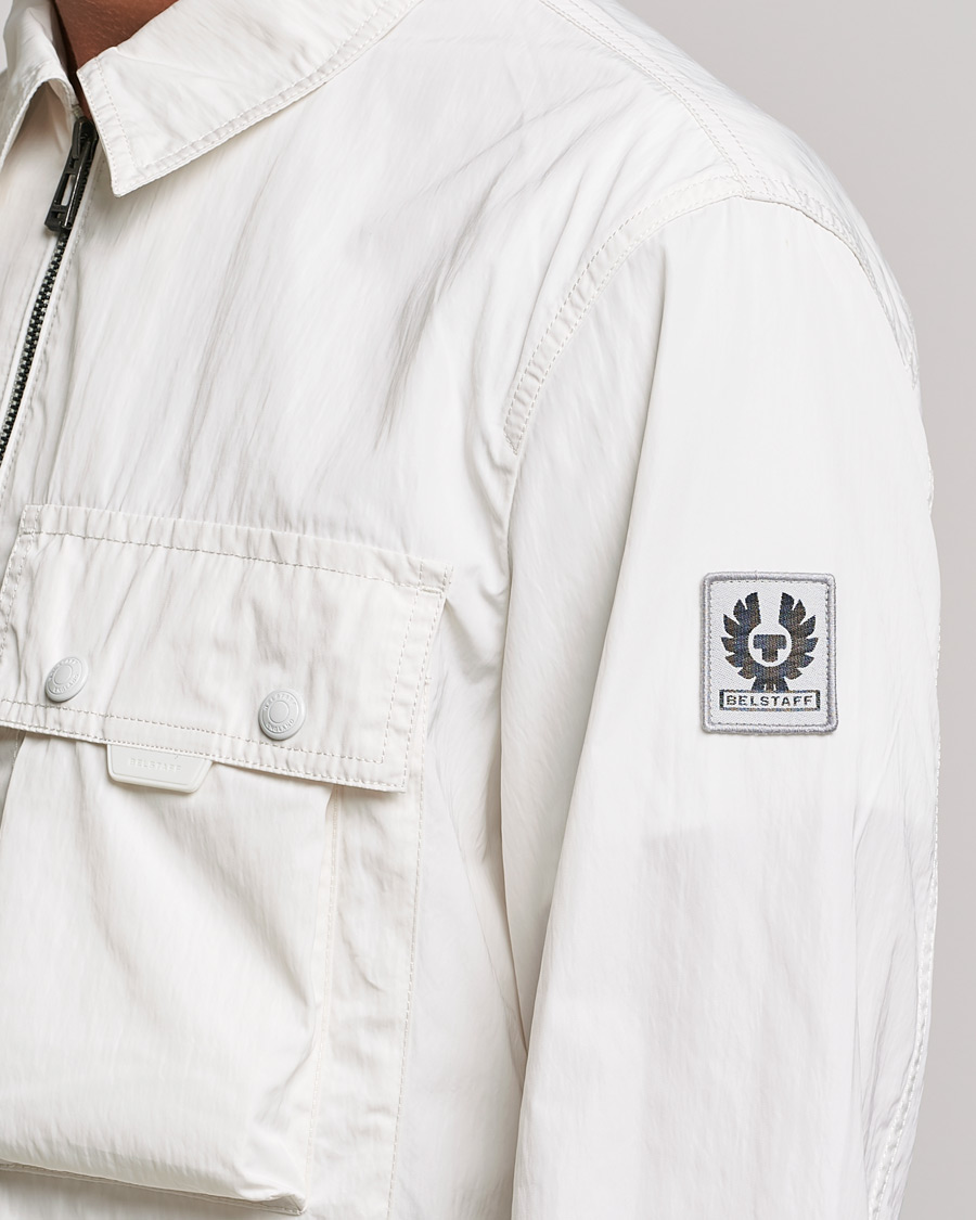 Mies | Kauluspaidat | Belstaff | Tactical Nylon Pocket Overshirt Chalk