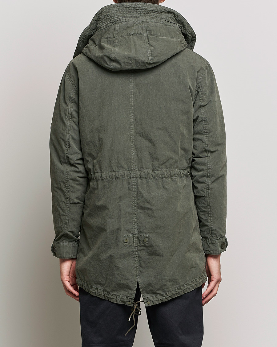 Mies | Takit | C.P. Company | 50 Fili Garment Dyed Cotton/Nylon 2 in 1 Parka Green
