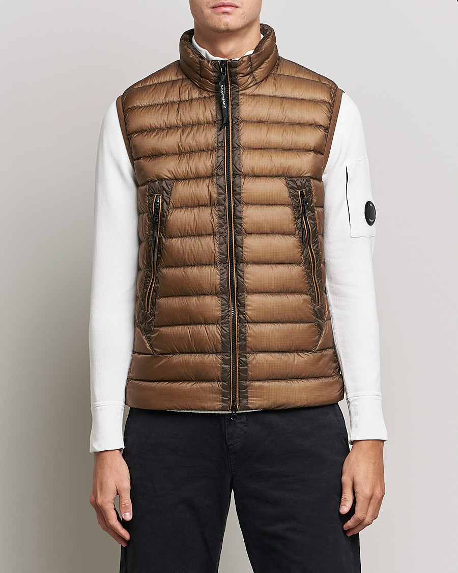 Mies |  | C.P. Company | DD Shell Padded Down Vest Brown