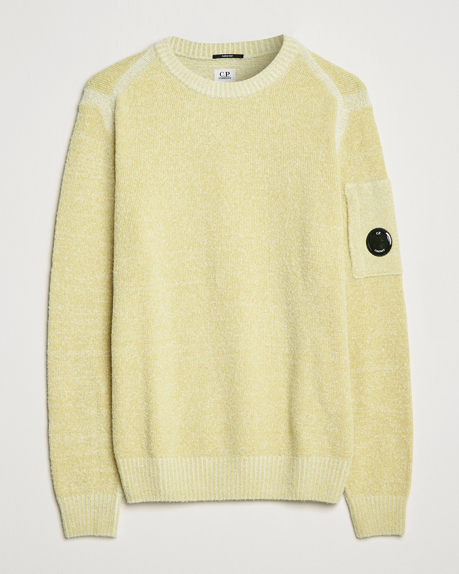 Mies | Puserot | C.P. Company | Fleece Knit Lens Roundneck Yellow