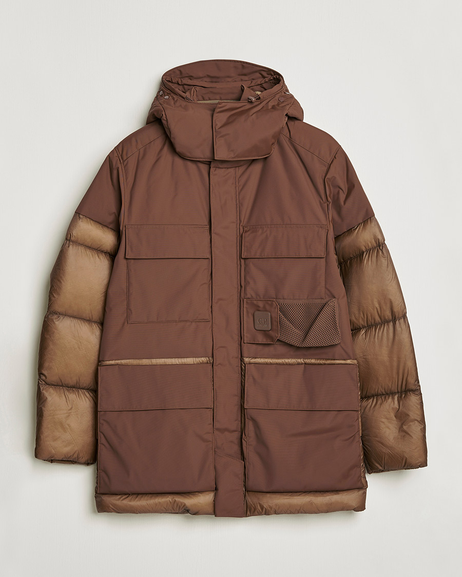 Mies | Takit | C.P. Company | Metropolis Dynatec Mixed Padded Parka Brown