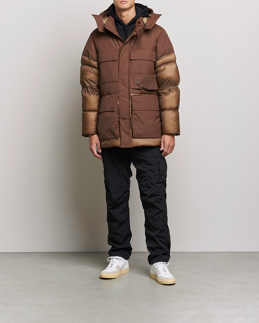 Mies | Takit | C.P. Company | Metropolis Dynatec Mixed Padded Parka Brown