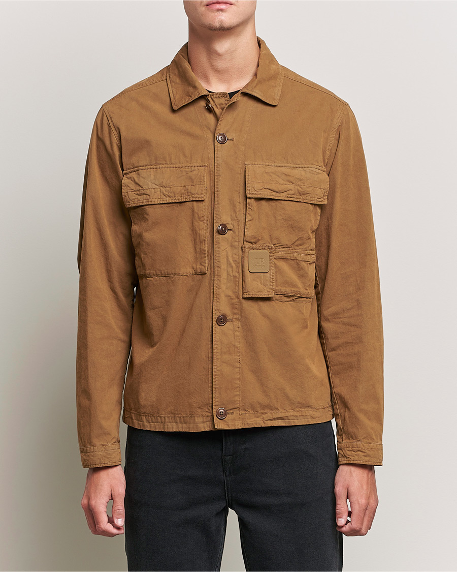 Mies | Kauluspaidat | C.P. Company | Metropolis Micro Reps Diamond Peach Overshirt Khaki