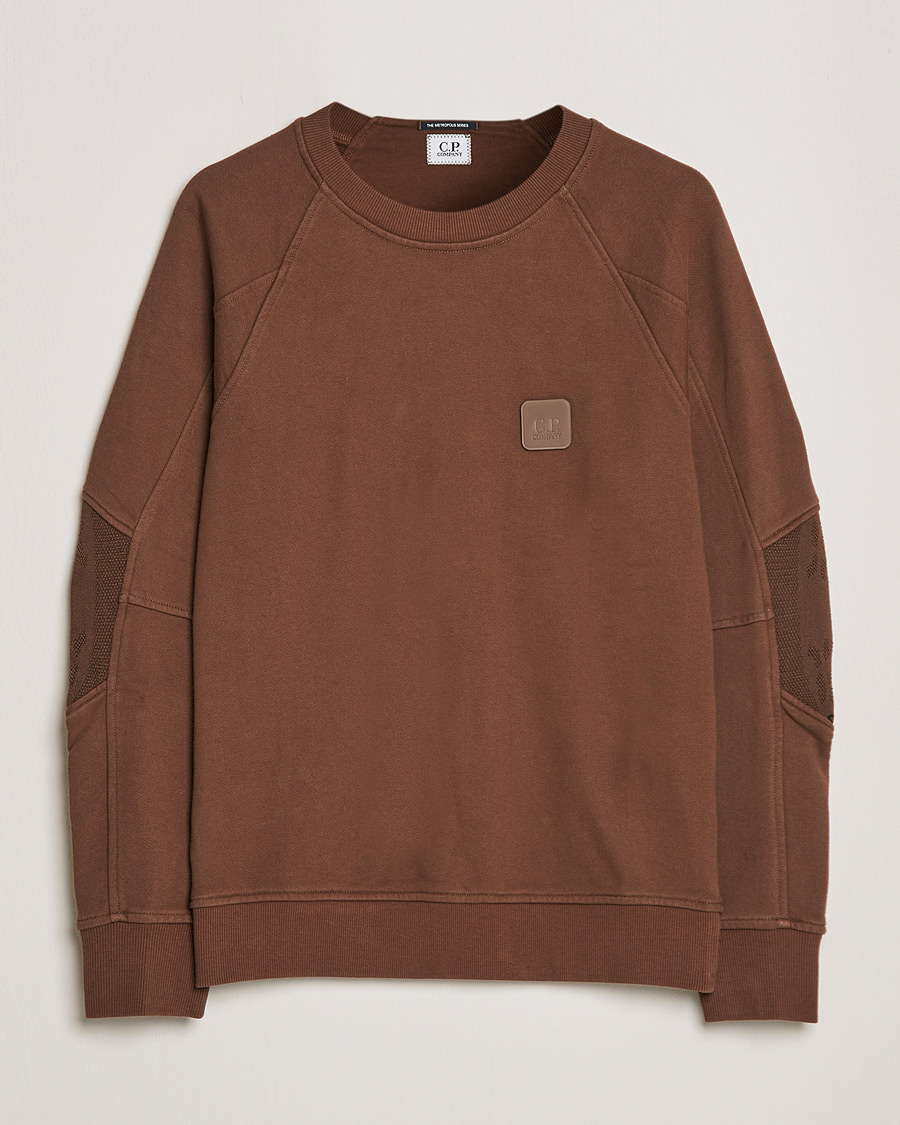 Mies | Puserot | C.P. Company | Metropolis Diagonal Raised Fleece Sweat Brown