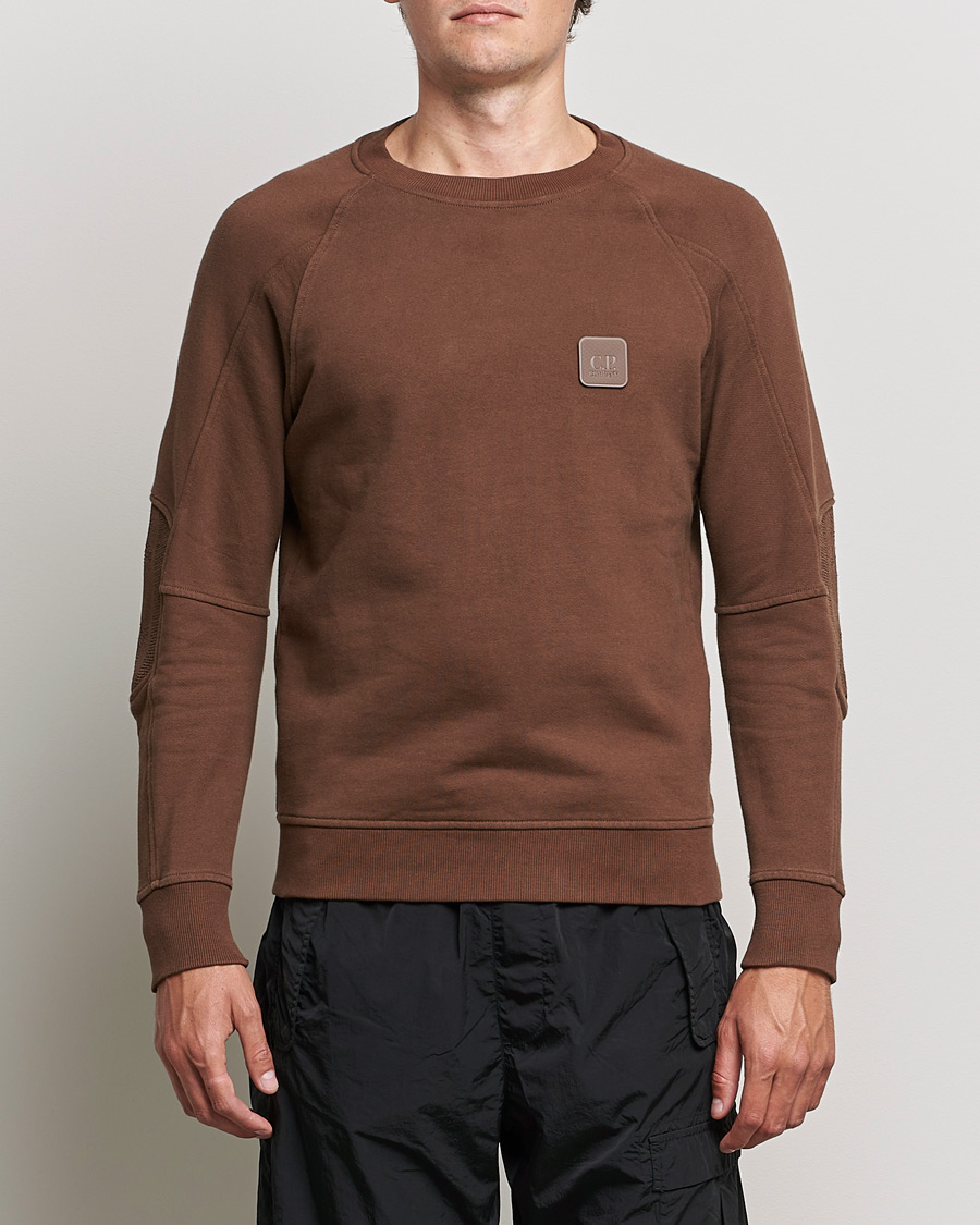 Mies | Puserot | C.P. Company | Metropolis Diagonal Raised Fleece Sweat Brown