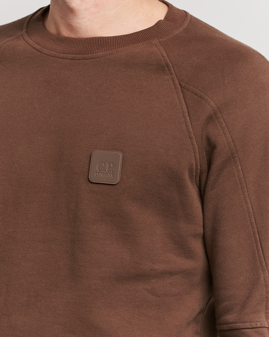Mies | Puserot | C.P. Company | Metropolis Diagonal Raised Fleece Sweat Brown