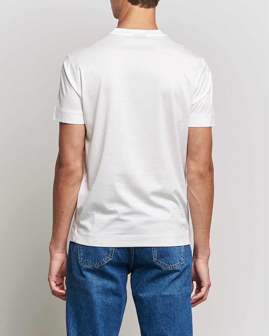 Mies | T-paidat | Emporio Armani | Cotton Tencel Tee Creme