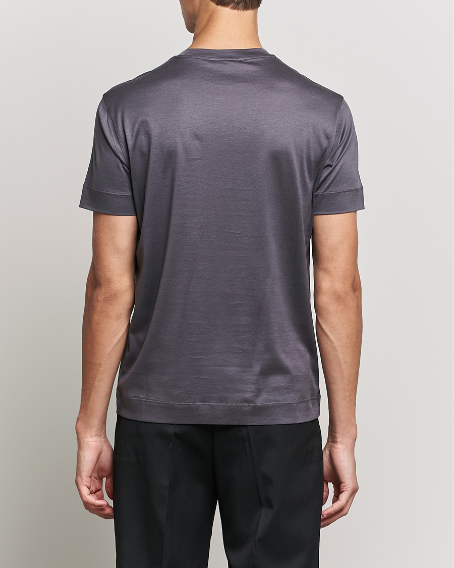 Mies | T-paidat | Emporio Armani | Cotton Tencel Tee Grey