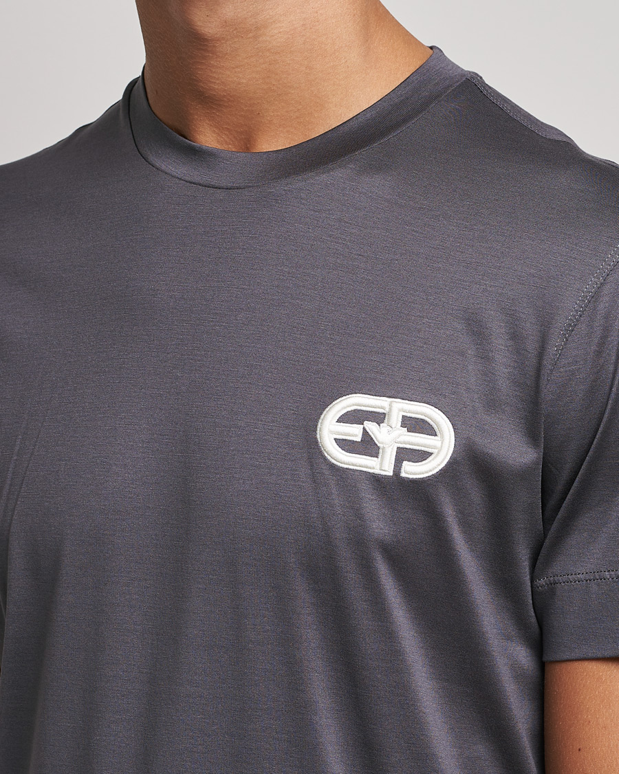 Mies | T-paidat | Emporio Armani | Cotton Tencel Tee Grey