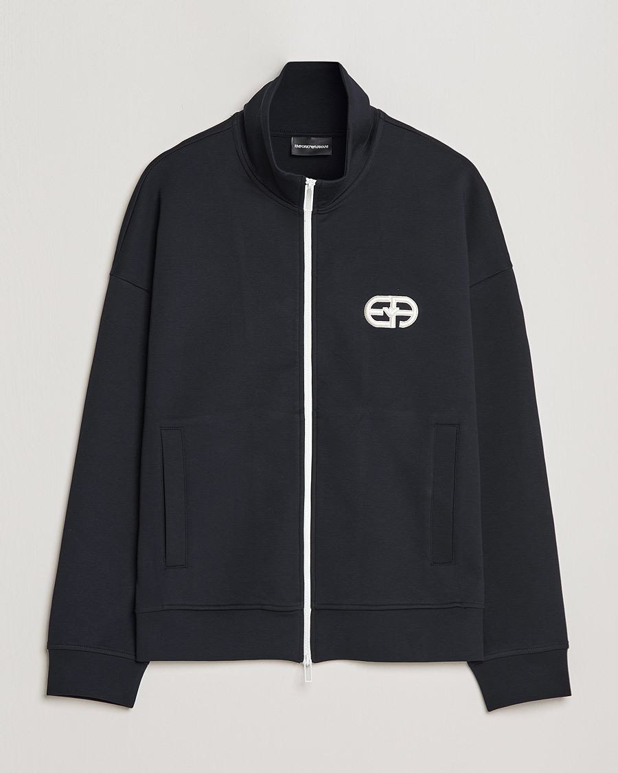 Mies | Puserot | Emporio Armani | Wool Cardigan Dark Navy