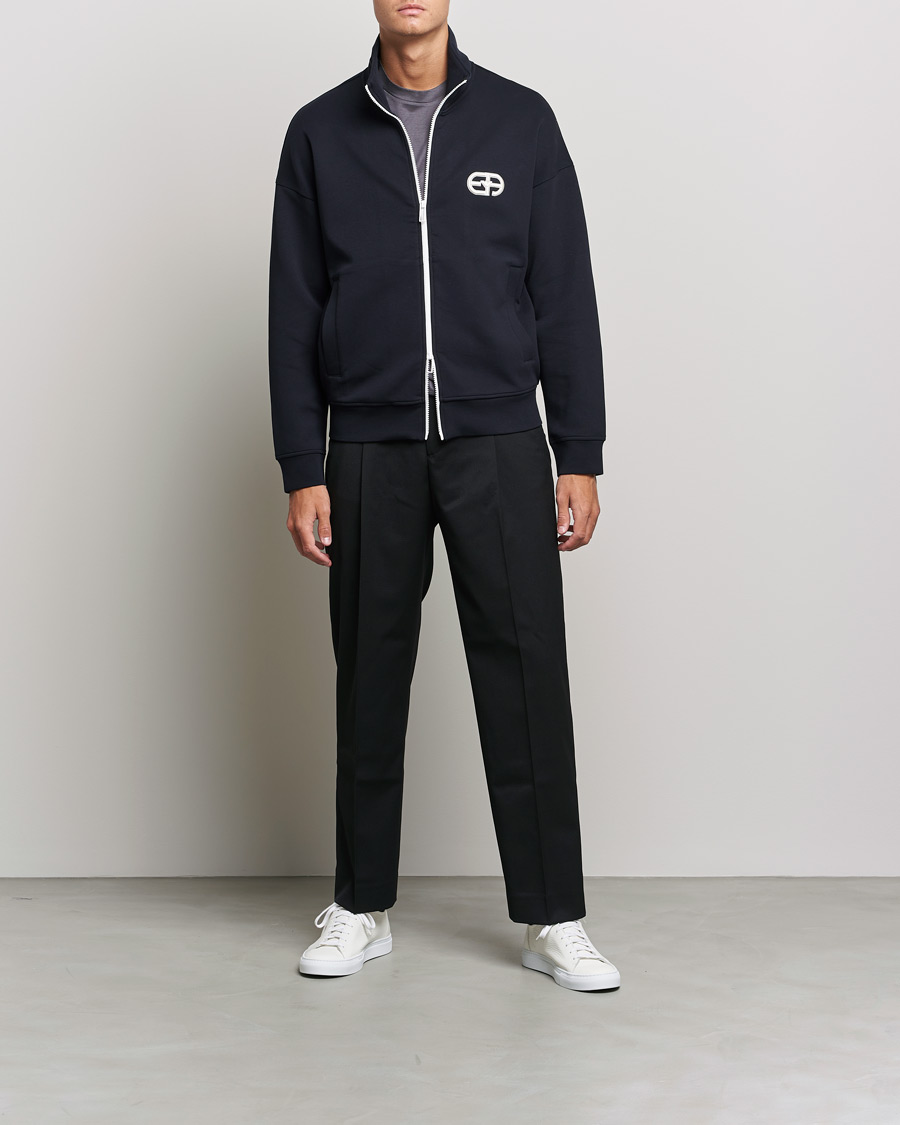 Mies | Puserot | Emporio Armani | Wool Cardigan Dark Navy