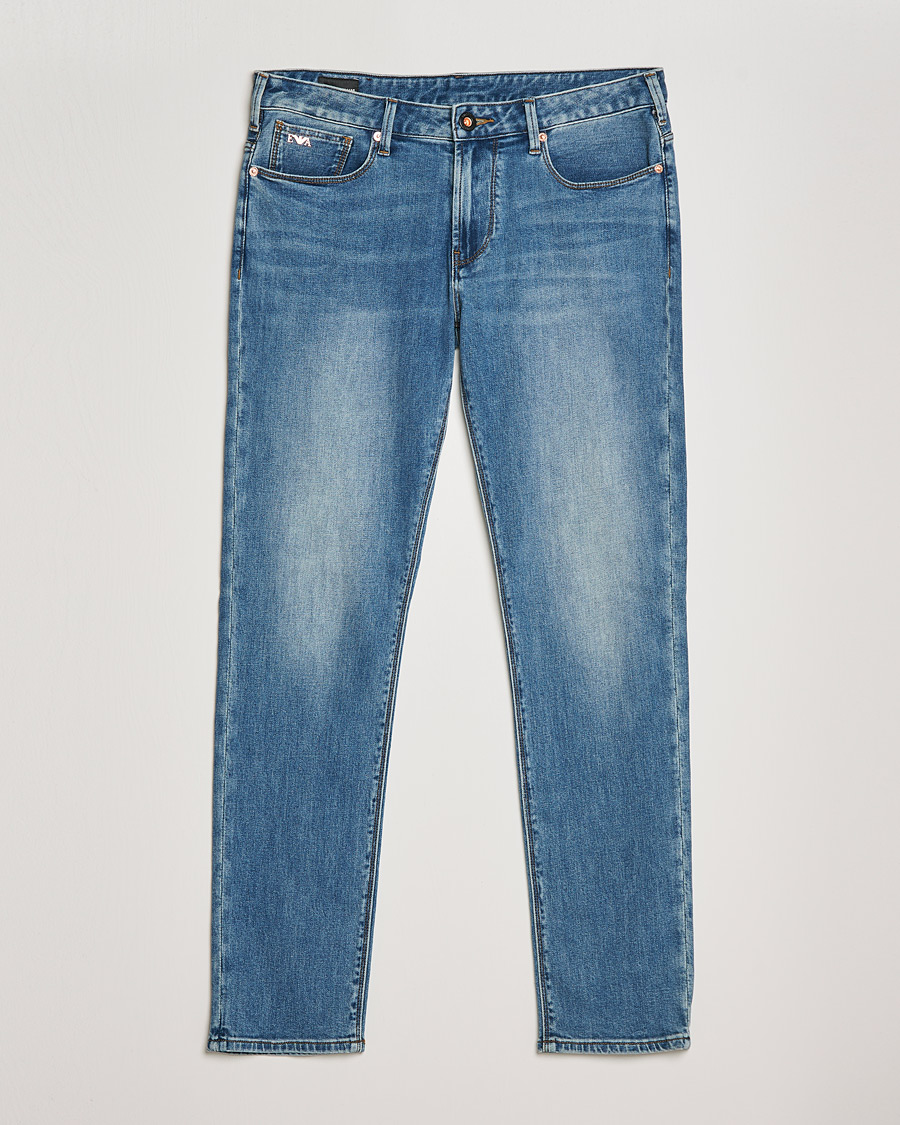 Mies | Farkut | Emporio Armani | Slim Fit Jeans Light Blue