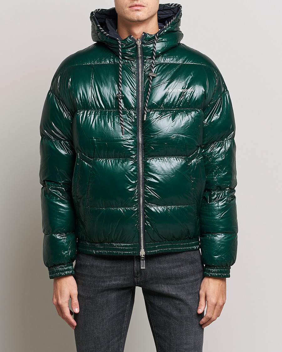 Mies | Takit | Emporio Armani | Down Puffer Jacket Green/Black