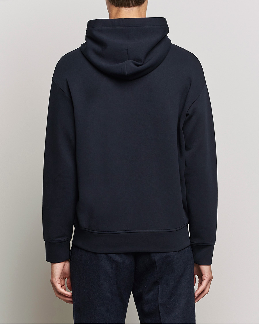 Mies | Puserot | Emporio Armani | Cotton Eagle Hoodie Navy