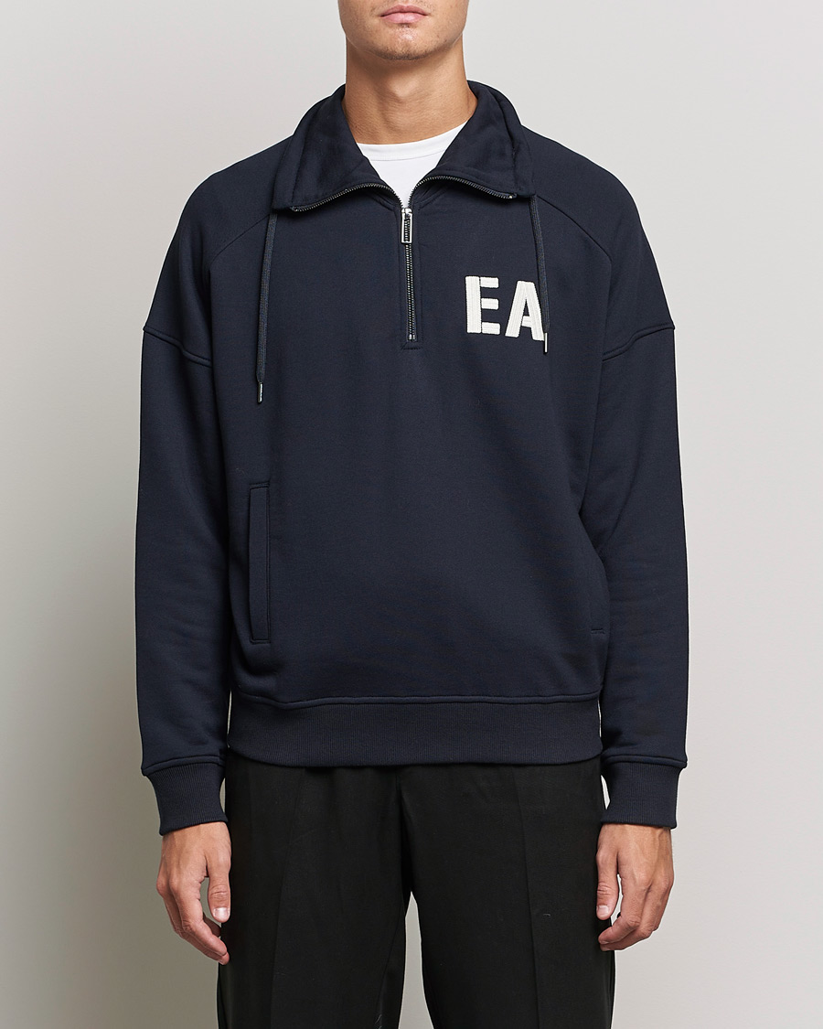 Mies |  | Emporio Armani | Half Zip Sweater Navy
