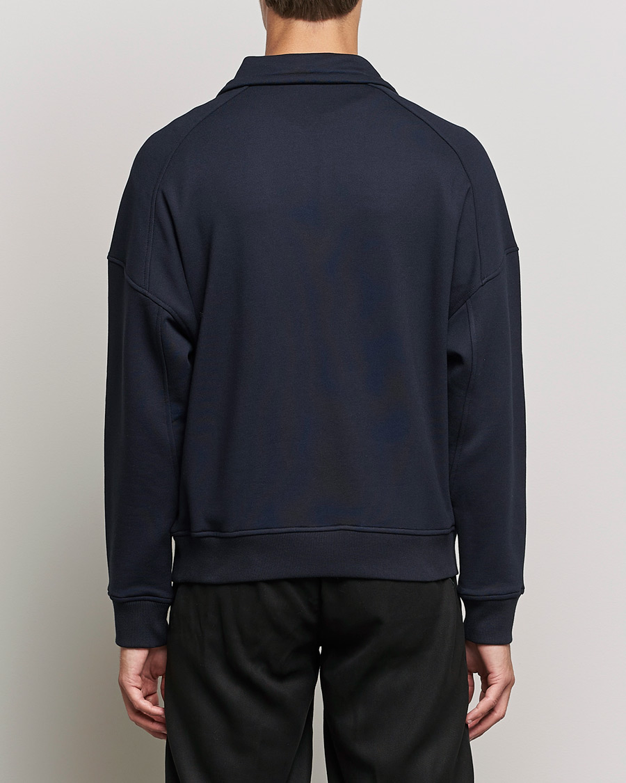 Mies | Puserot | Emporio Armani | Half Zip Sweater Navy