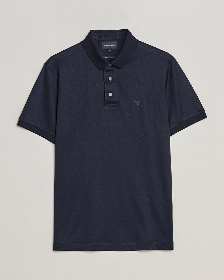 Mies | Pikeet | Emporio Armani | Cotton Stretch  Pique Navy