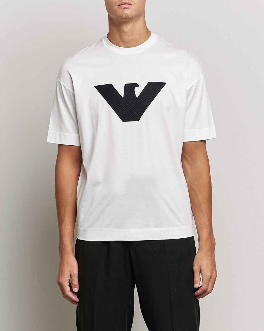 Mies | T-paidat | Emporio Armani | Logo Cotton Tee White