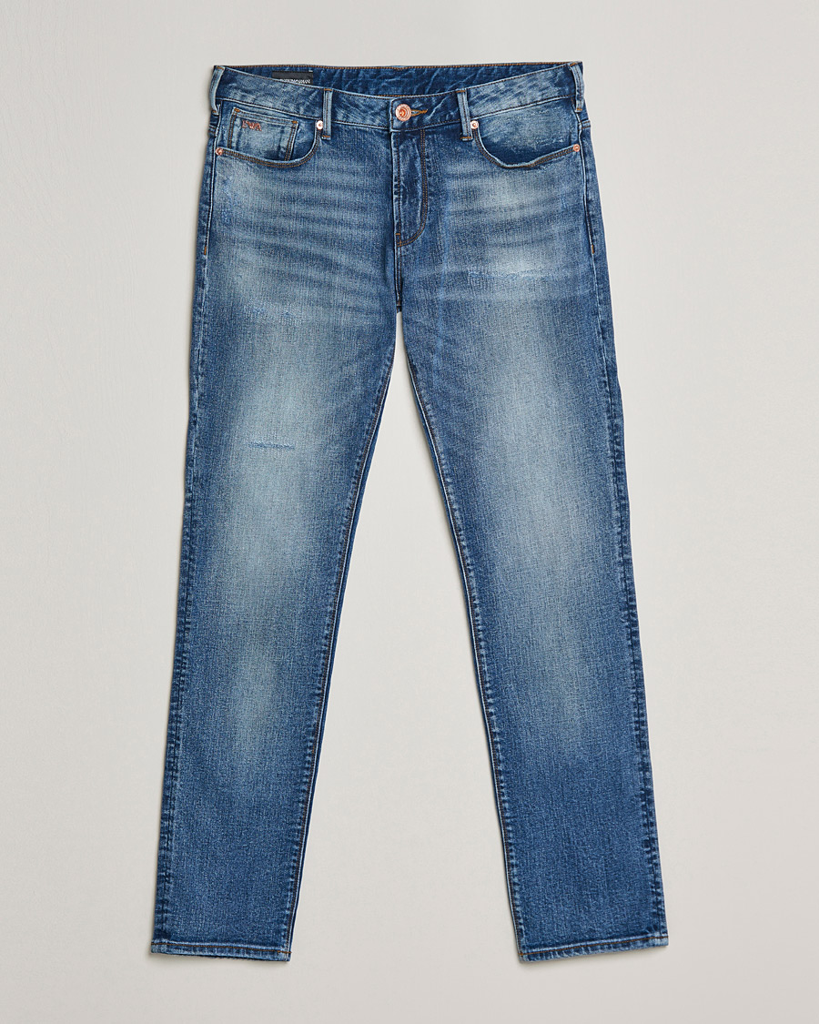 Mies | Farkut | Emporio Armani | Slim Fit Jeans Light Blue