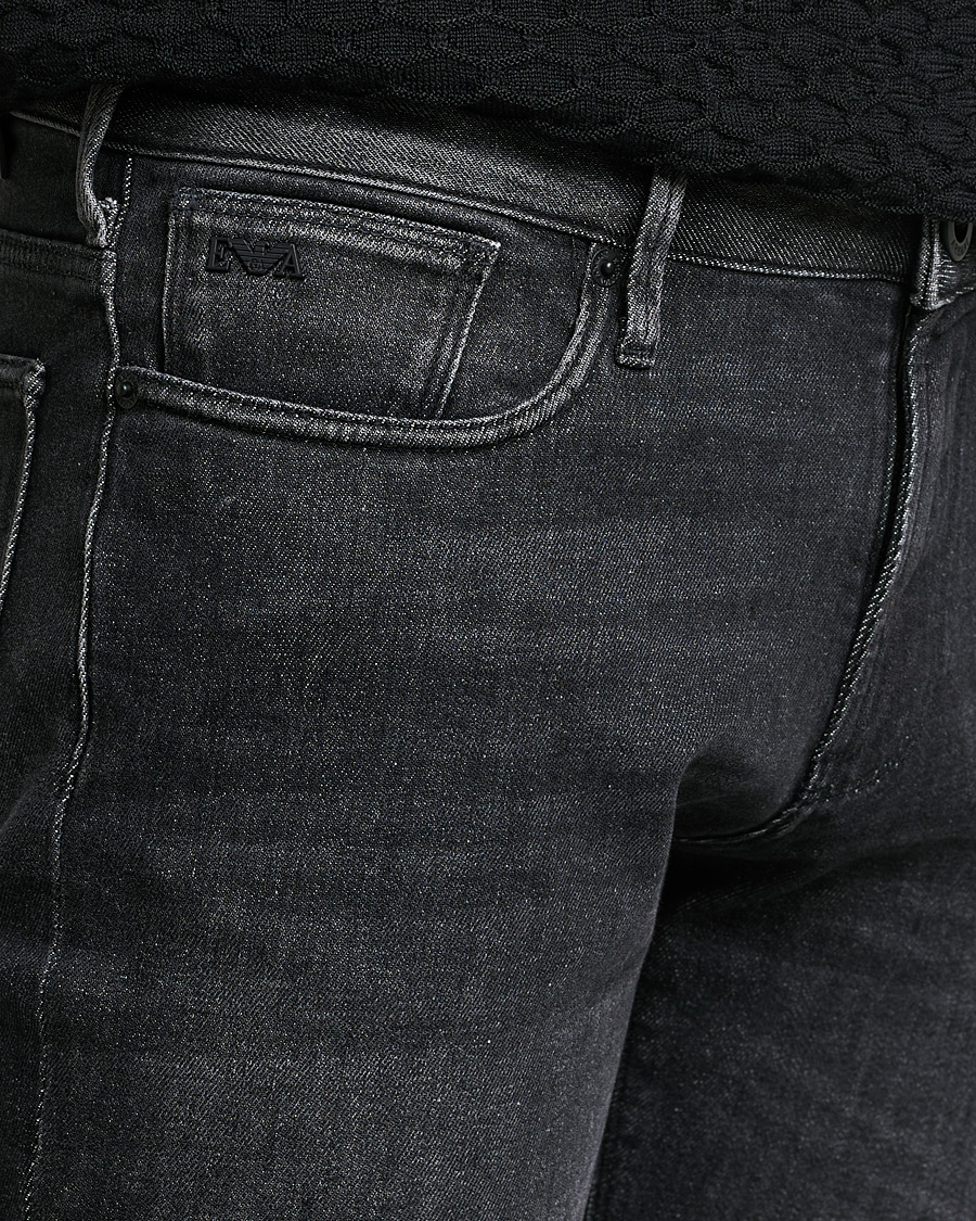 Mies | Farkut | Emporio Armani | Slim Fit Jeans Black