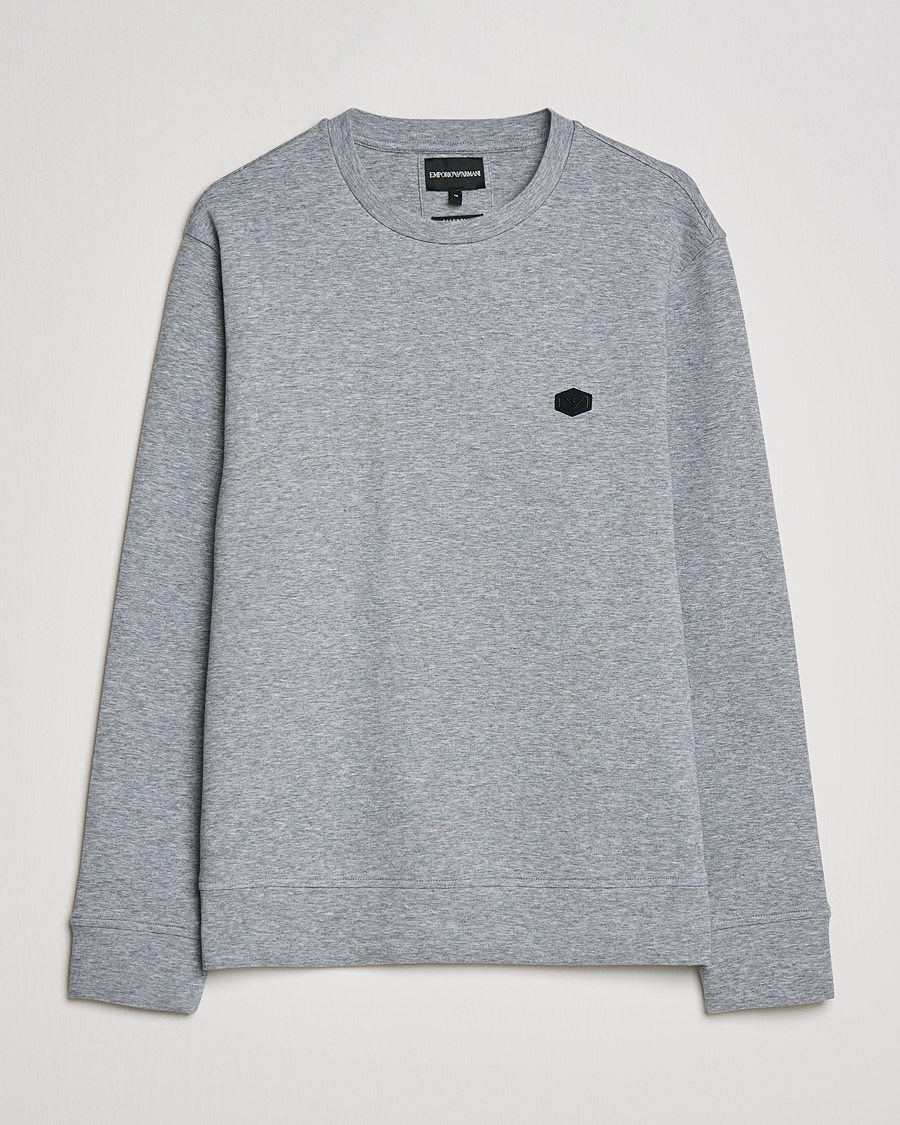 Mies | Puserot | Emporio Armani | Cotton Sweatshirt Grey