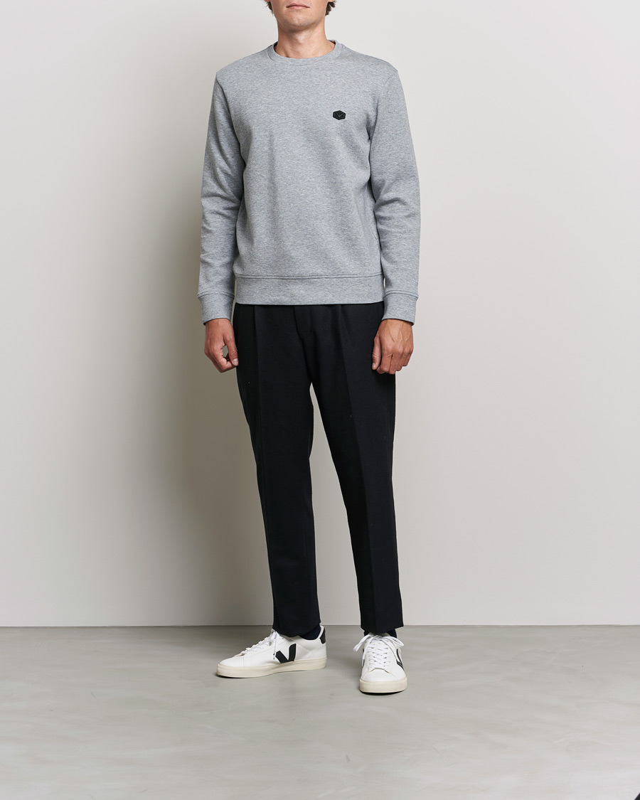 Mies | Puserot | Emporio Armani | Cotton Sweatshirt Grey