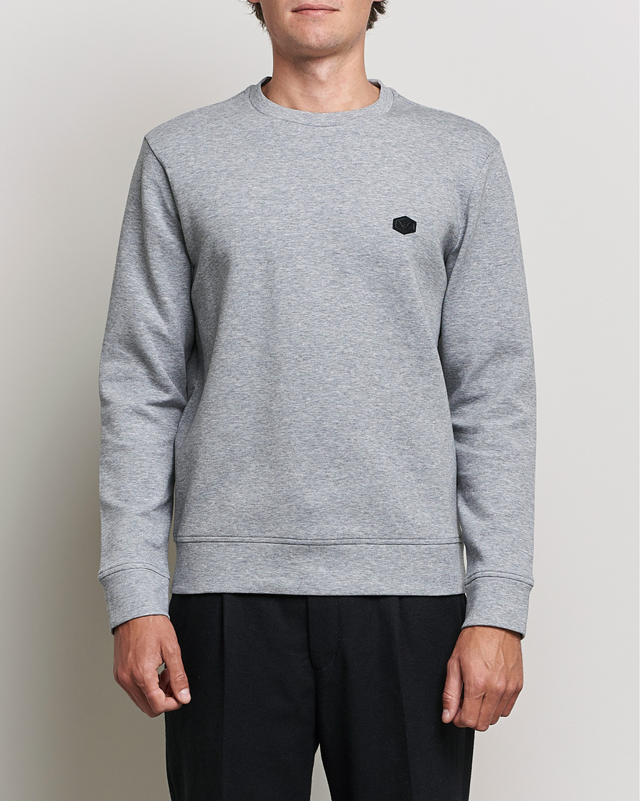Mies | Puserot | Emporio Armani | Cotton Sweatshirt Grey