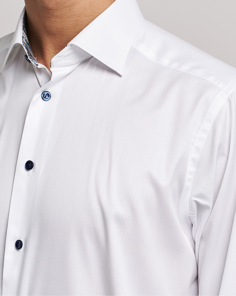 Mies | Kauluspaidat | Eton | Organic Cotton Signature Twill Contemporary Shirt White
