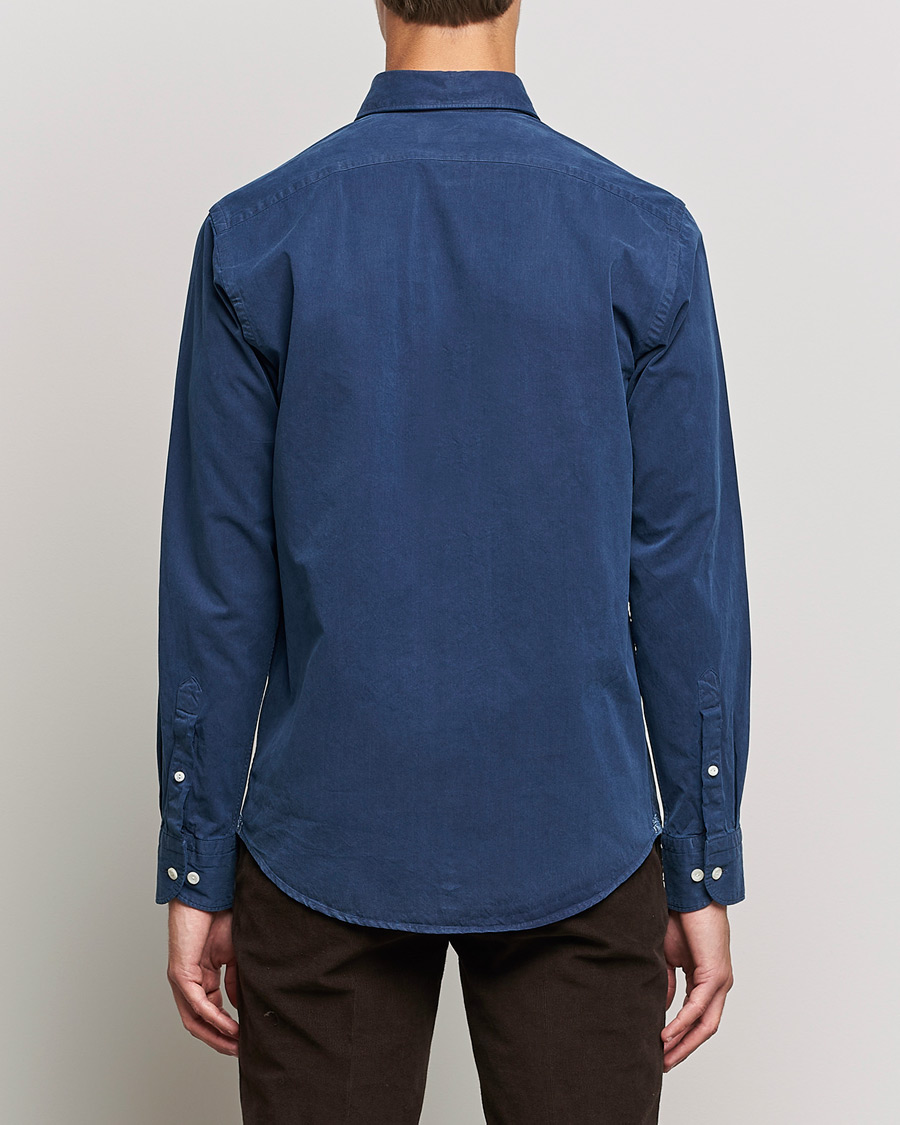 Mies | Kauluspaidat | Eton | Recycled Cotton Denim Shirt Blue