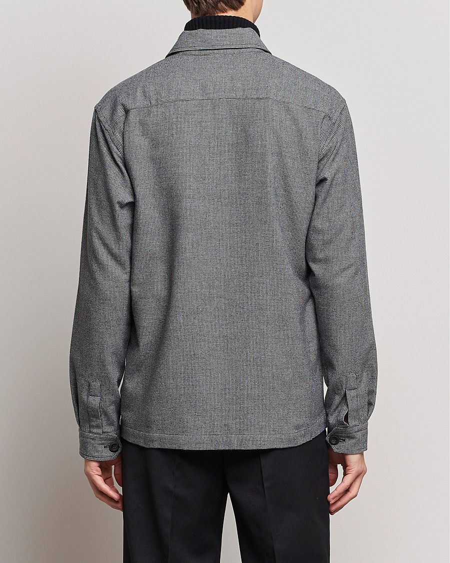 Mies | Kauluspaidat | Eton | Wool Cashmere Overshirt Black