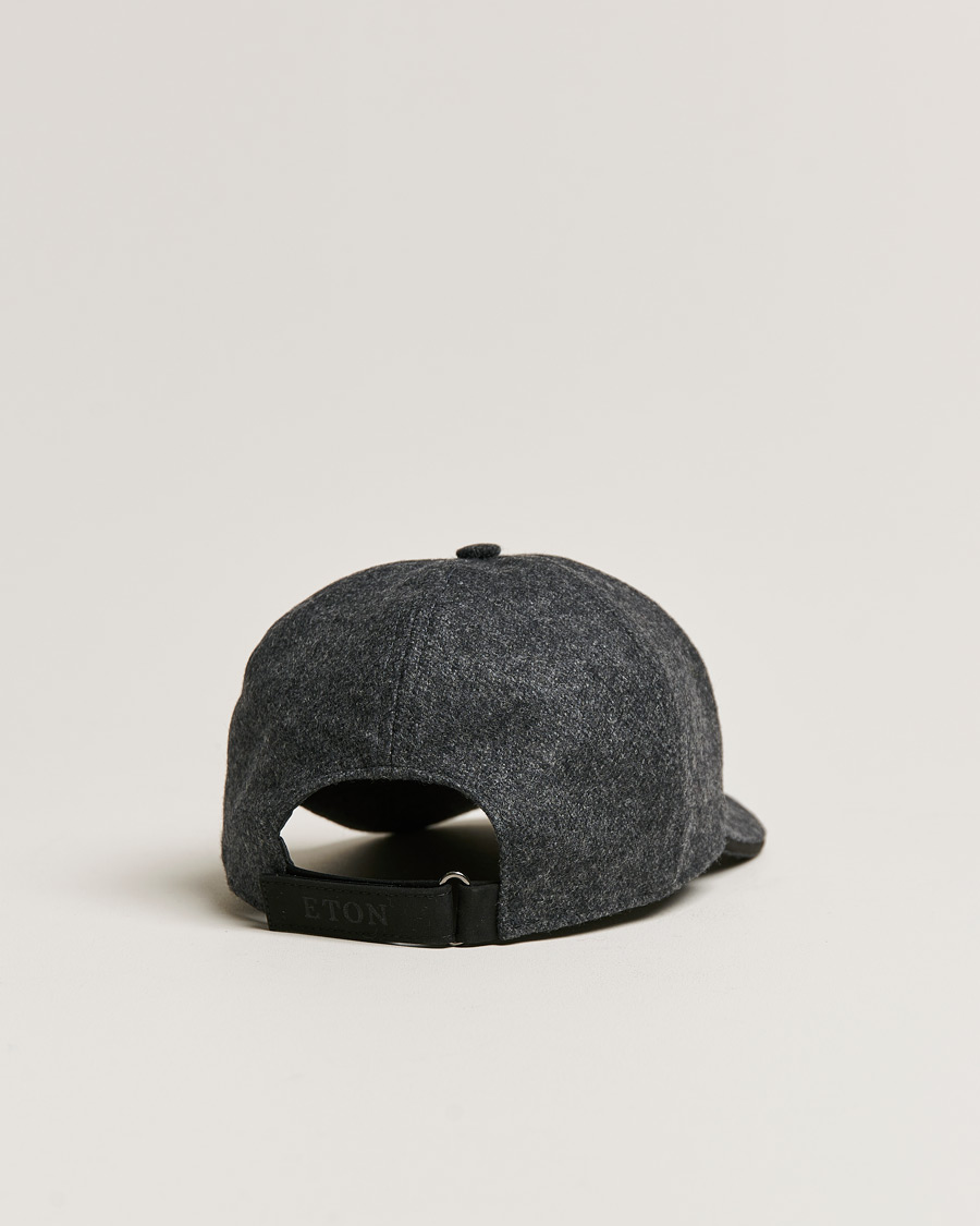 Mies | Eton Wool Baseboll Cap Grey | Eton | Wool Baseboll Cap Grey