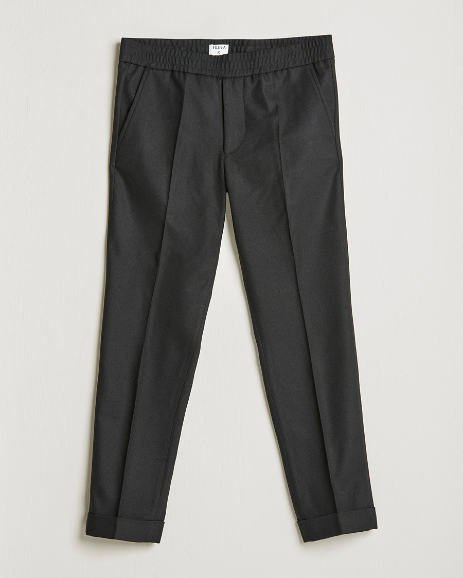 Miehet |  | Filippa K | Terry Flannel Trousers Black