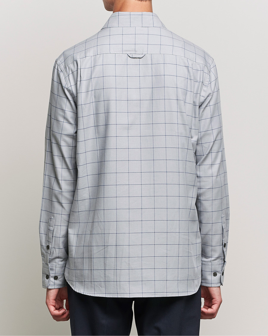 Mies | Kauluspaidat | Filippa K | Rob Checked Shirt Light Grey