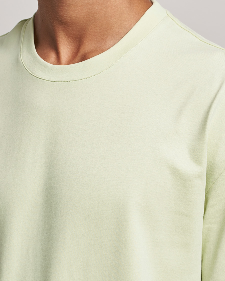 Mies | T-paidat | Filippa K | Brushed Cotton Tee Pale Green