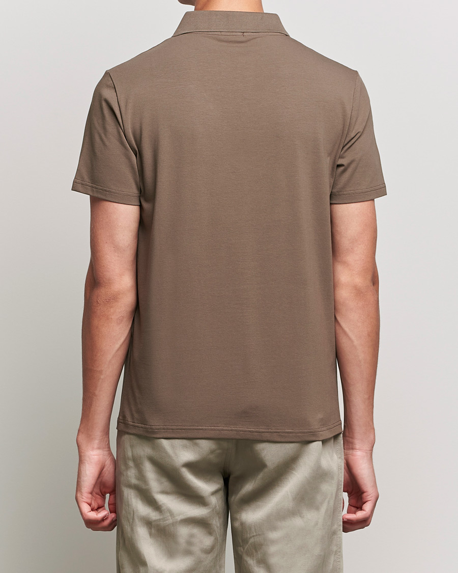 Mies | Pikeet | Filippa K | Lycra Polo T-shirt Mole Grey
