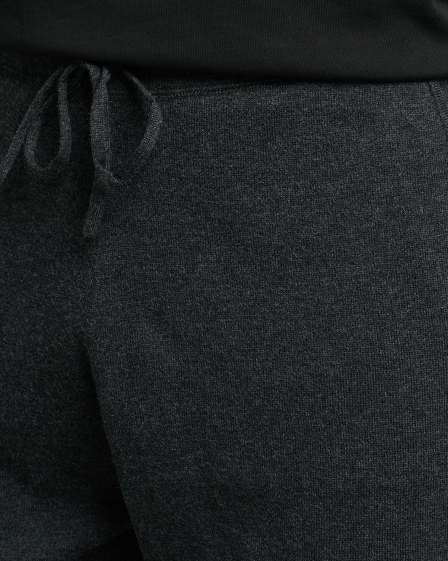 Mies | Housut | Filippa K | Hall Cotton Wool Trouser Antracite Melange