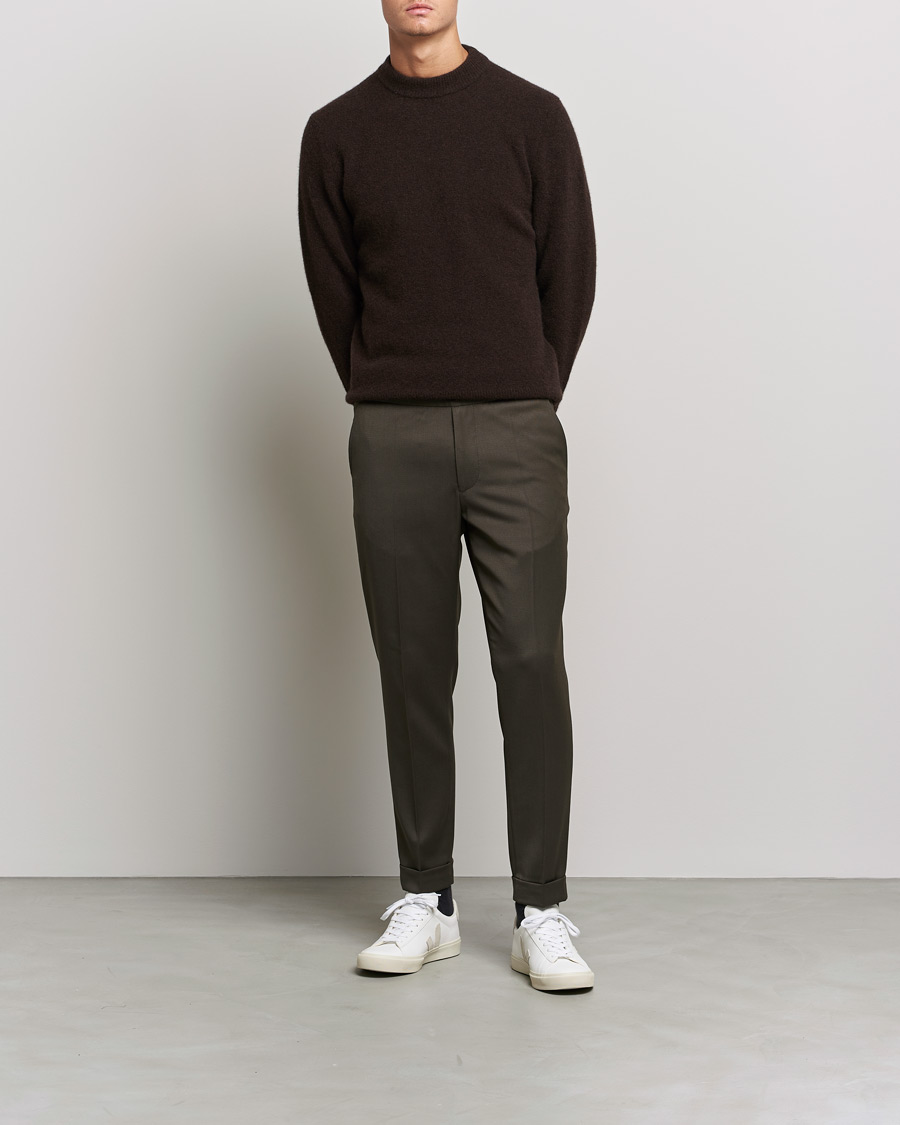 Mies | Puserot | Filippa K | Johannes Yak Sweater Ginger Brown