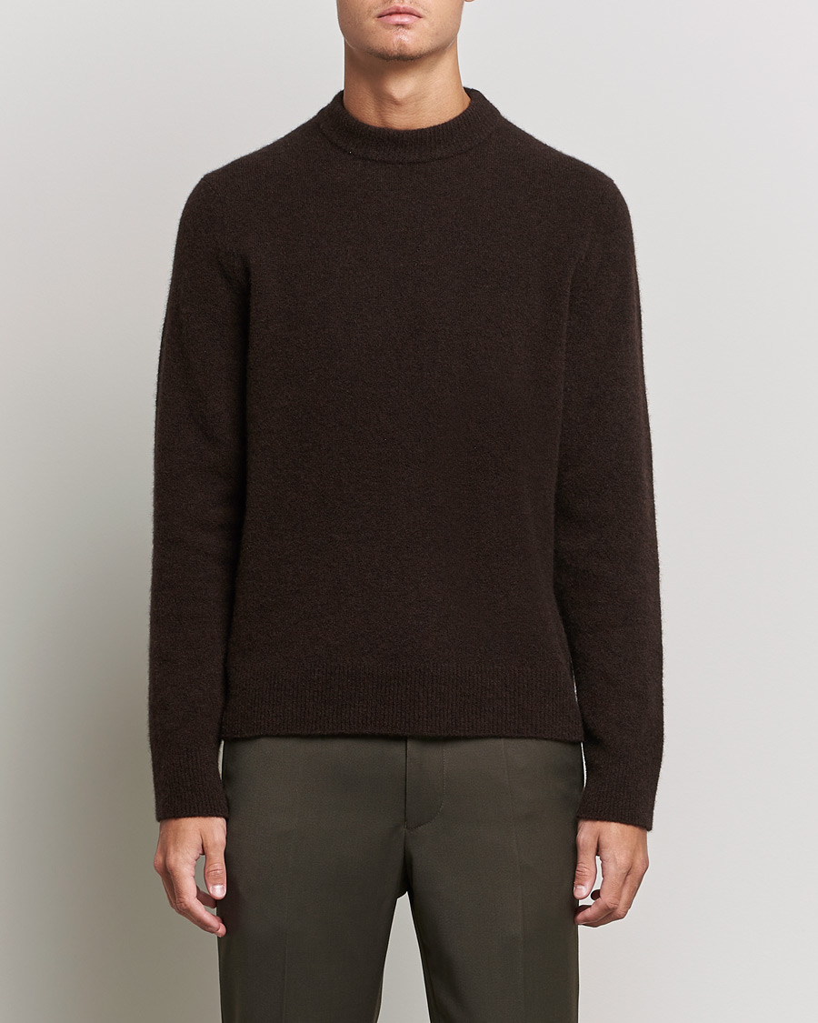 Mies | Puserot | Filippa K | Johannes Yak Sweater Ginger Brown