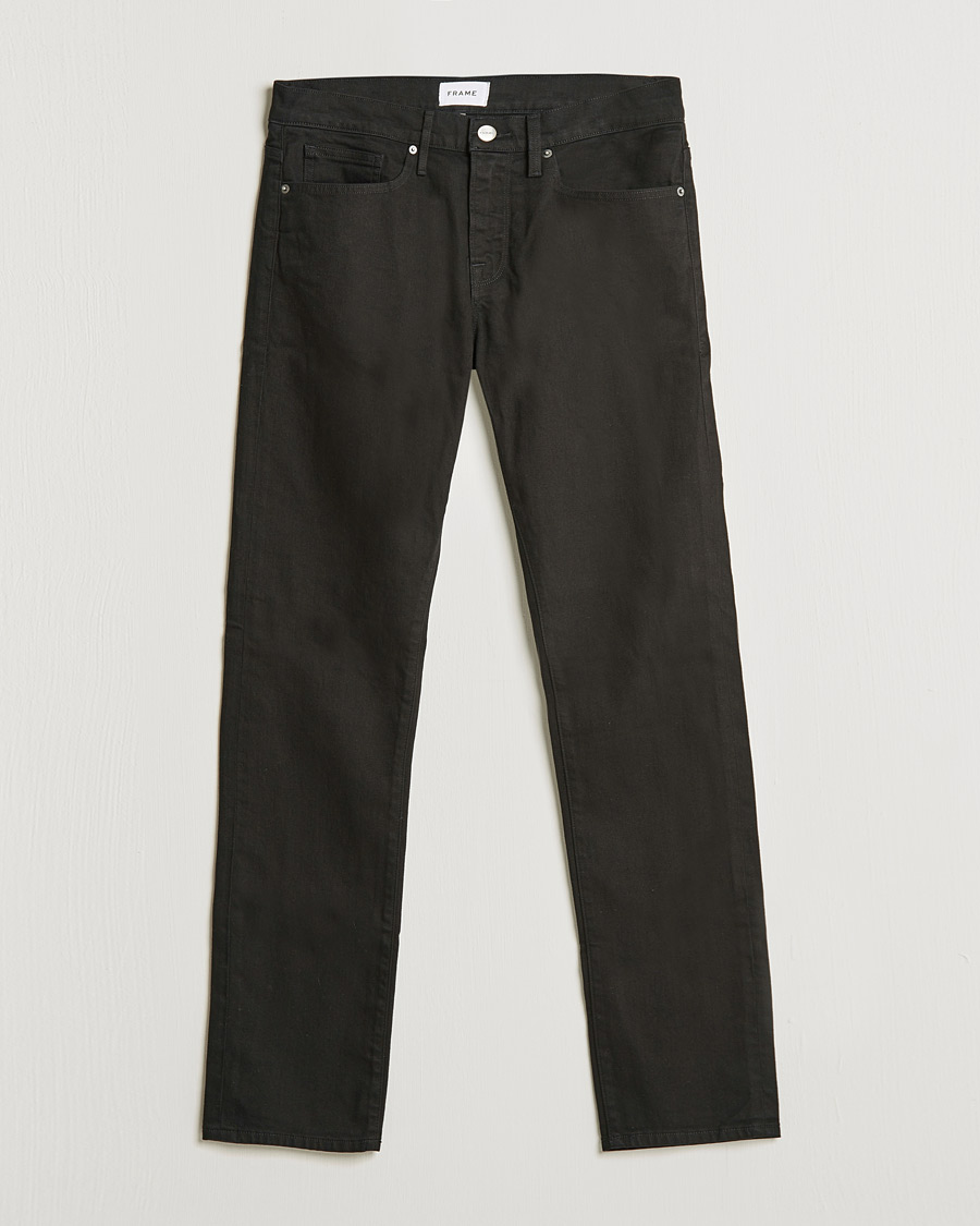 Mies | Farkut | FRAME | L´Homme Slim Stretch Jeans Noir