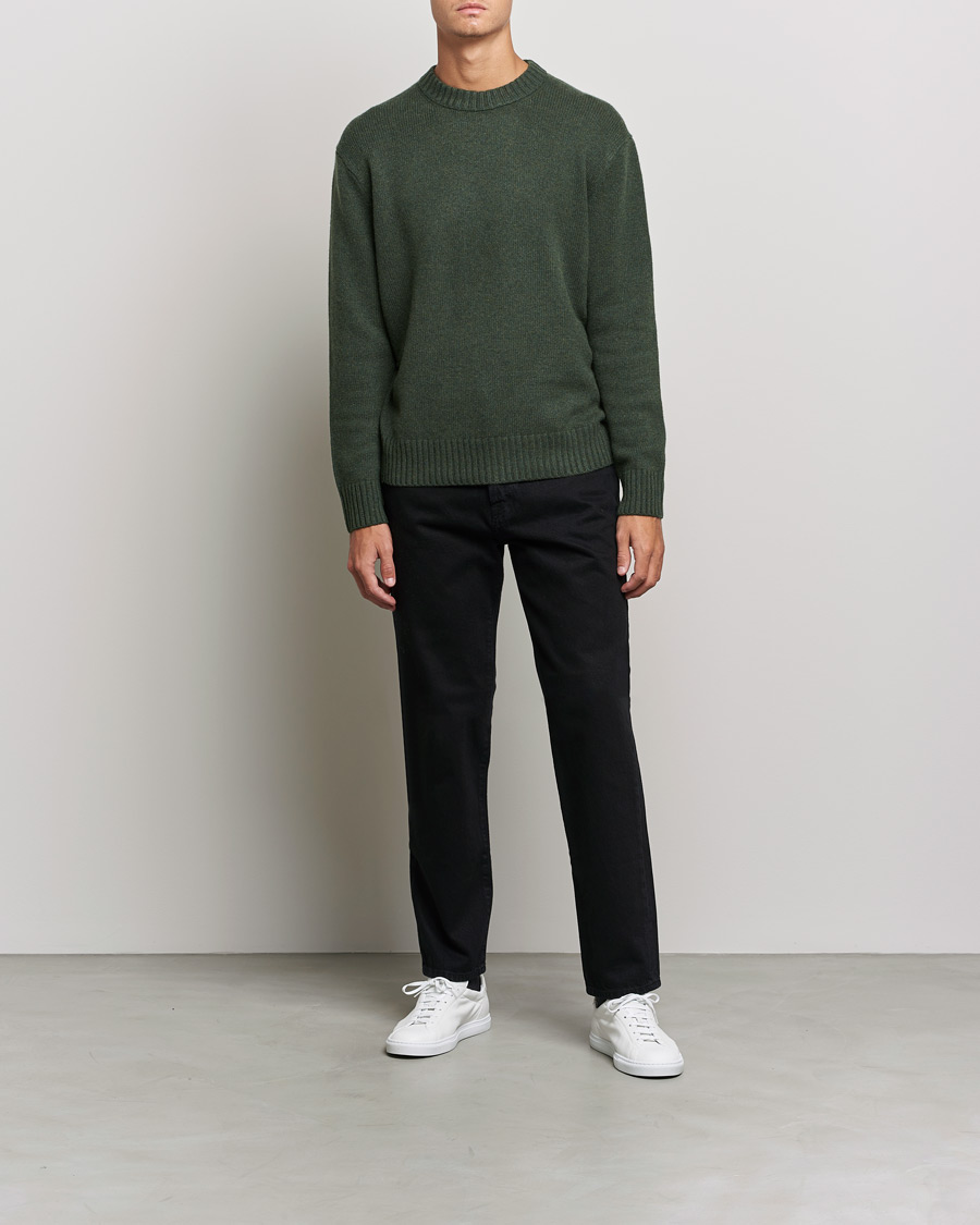 Mies | Puserot | FRAME | Cashmere Sweater Military Green
