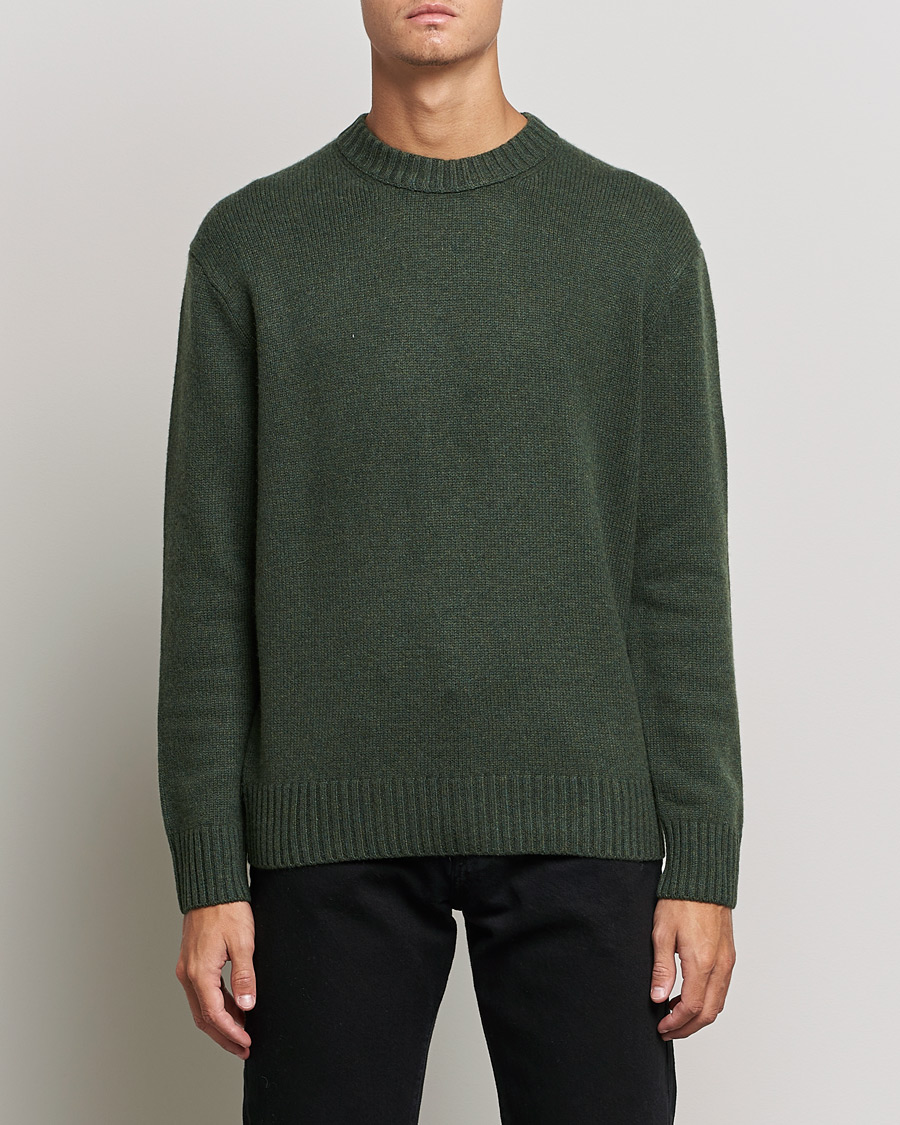 Mies | Puserot | FRAME | Cashmere Sweater Military Green