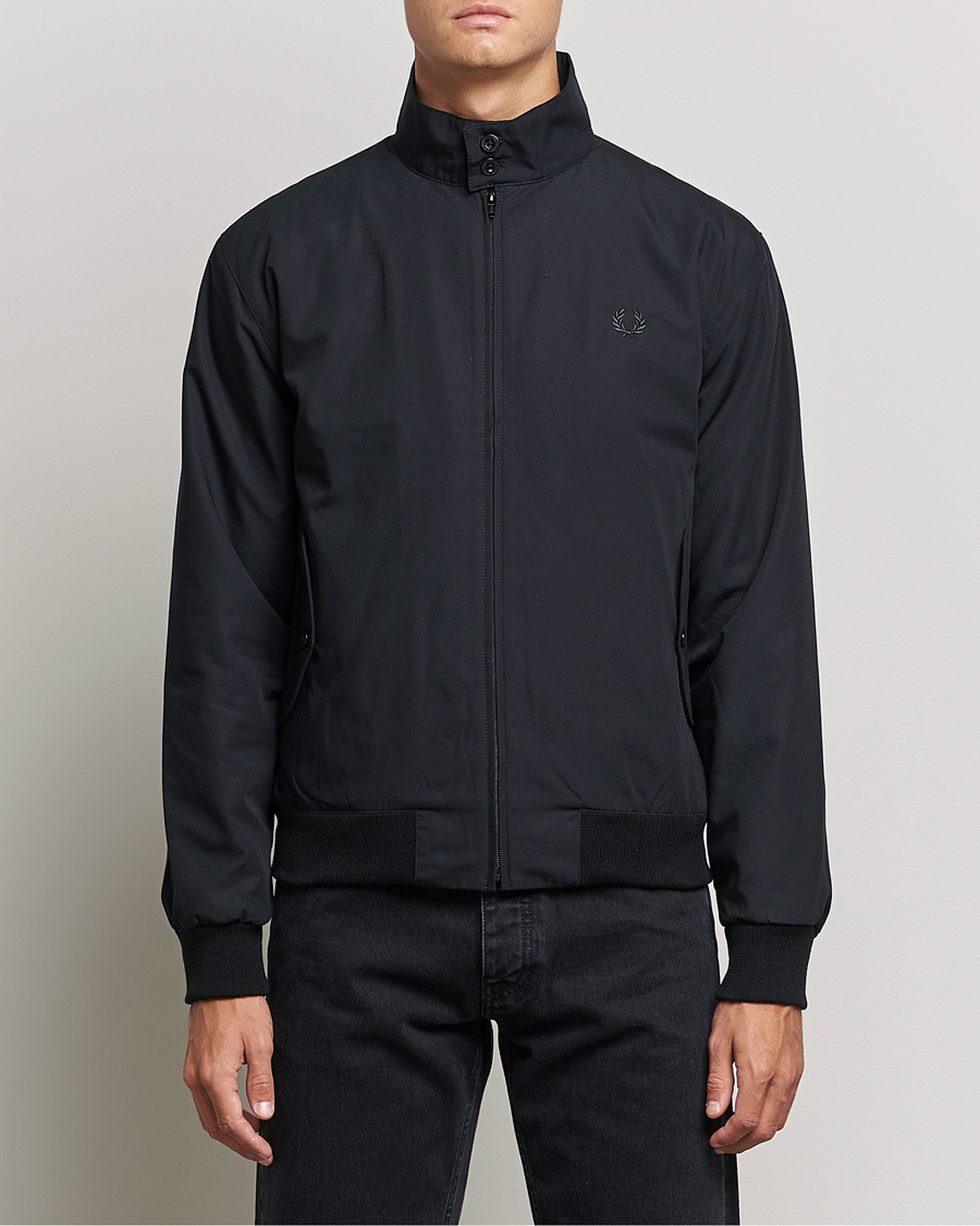 Mies |  | Fred Perry | Harrington Made In England Jacket  Black