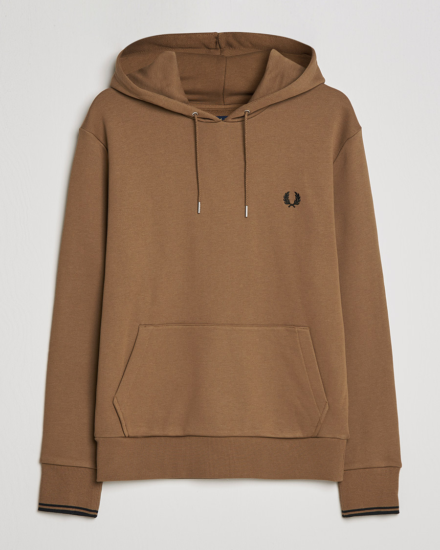 Miehet |  | Fred Perry | Twin Tipped Hooded Sweatshirt Shadded Stone