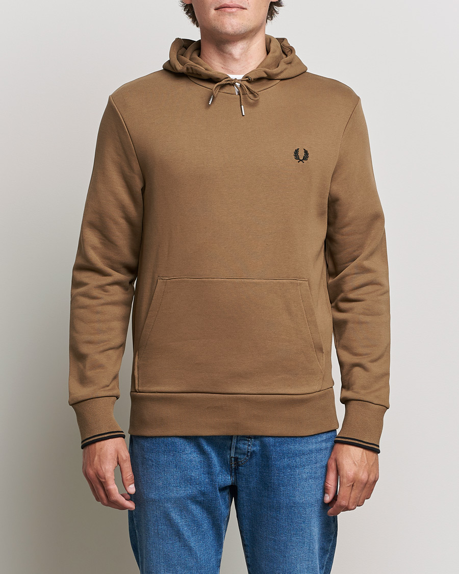 Mies | Puserot | Fred Perry | Twin Tipped Hooded Sweatshirt Shadded Stone