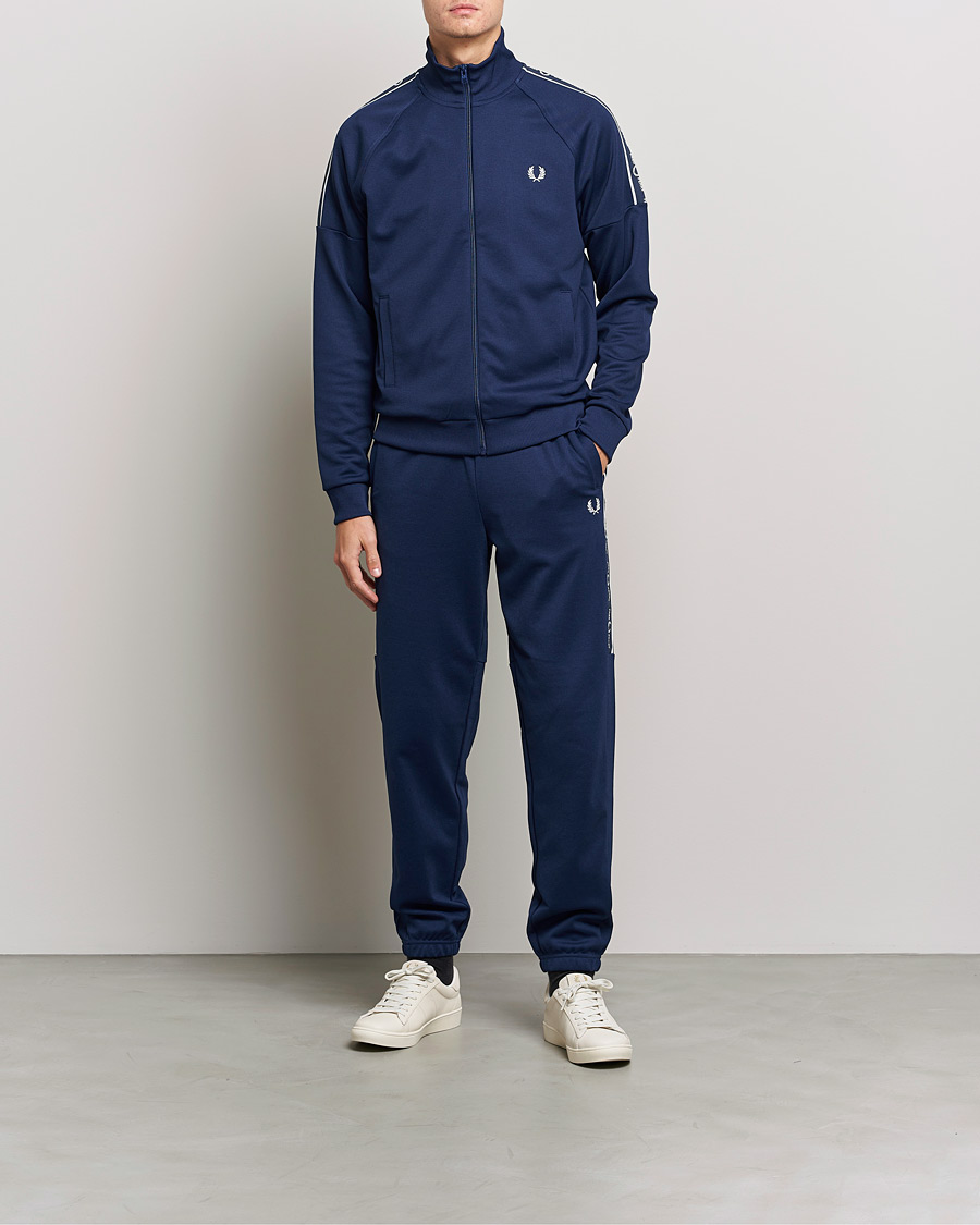 Mies | Housut | Fred Perry | Tapped Pannel Track Pant Blue