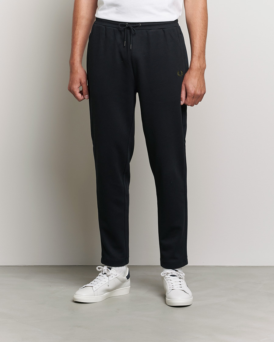 Mies | Housut | Fred Perry | Knitted Tapped Track Pant Black